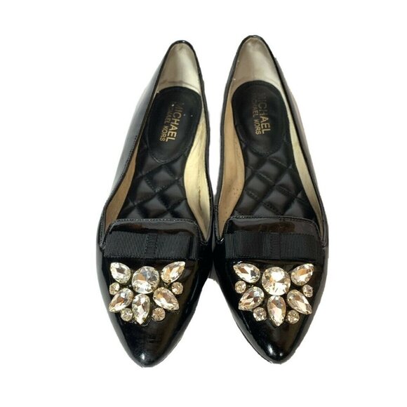 Michael Kors Felicity Flat Shoe in Black - Picture 1 of 11